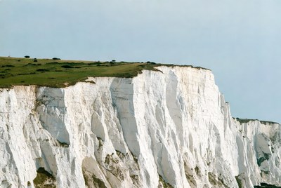 White Cliffs with Green Grass