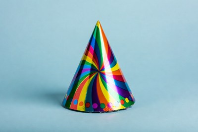 Rainbow Party Hat