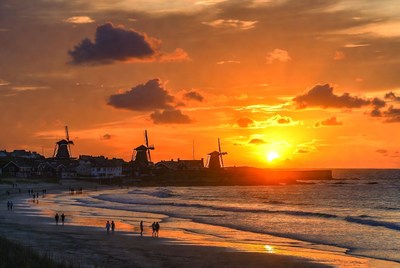 Windmills at Sunset Beach