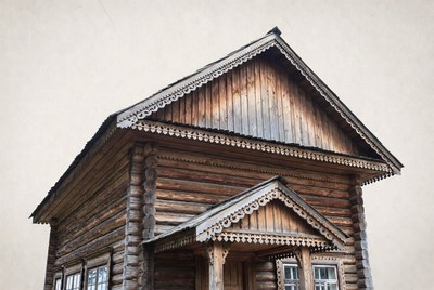 Traditional Wooden Log Cabin