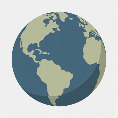 Earth Globe Illustration