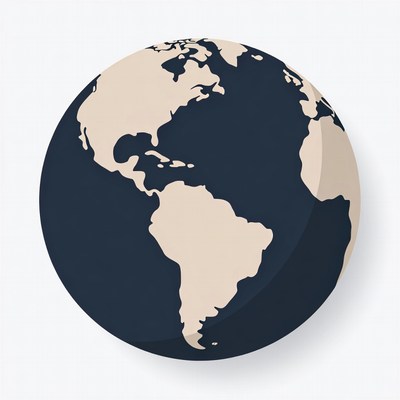 Earth Globe Illustration