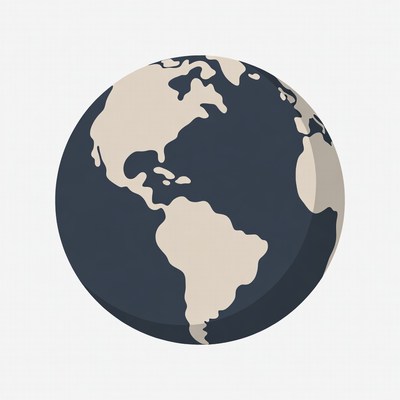 Earth Globe Illustration