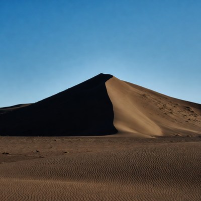 Sand Dune in Desert