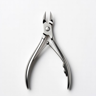 Shiny Silver Nail Clippers