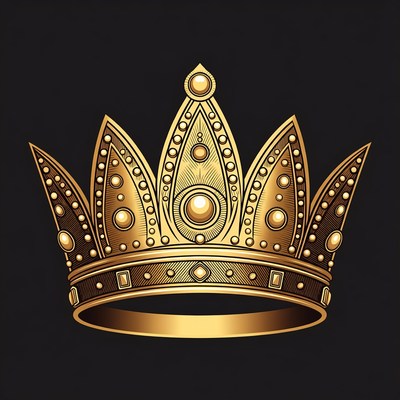 Golden Crown Illustration