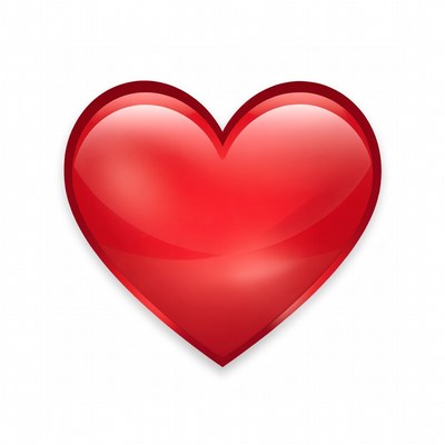 Shiny Red Heart Icon