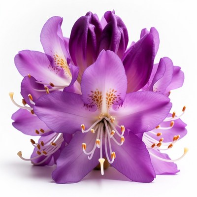 Purple Rhododendron Flower Bloom