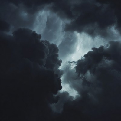 Dramatic Dark Storm Clouds