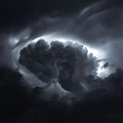 Dramatic Dark Storm Clouds