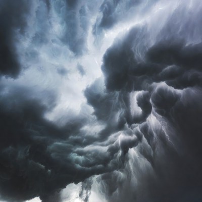 Dramatic Dark Storm Clouds