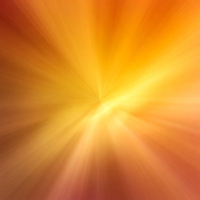 Radiant Orange Radial Blur Background