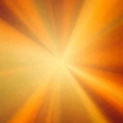 Radiant Orange Sunburst Background