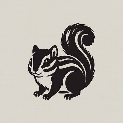 Cute Chipmunk Illustration