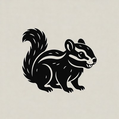 Cute Chipmunk Illustration