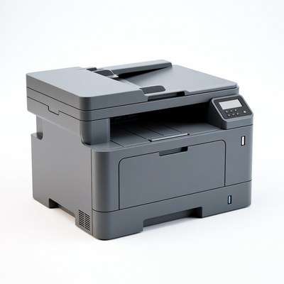 Gray Multifunction Laser Printer