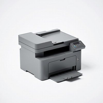 Gray Multifunction Laser Printer