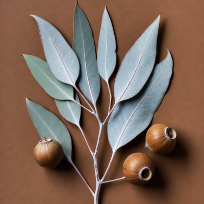 Eucalyptus Leaves and Gumnuts
