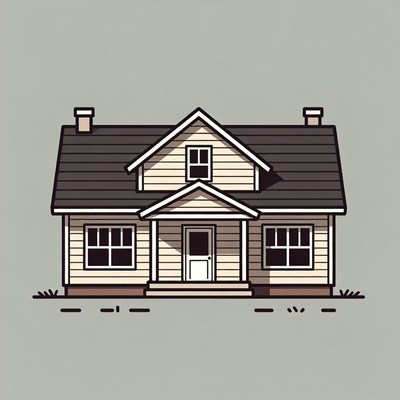 Minimalist House Illustration