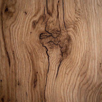 Close-up Oak Wood Grain Texture