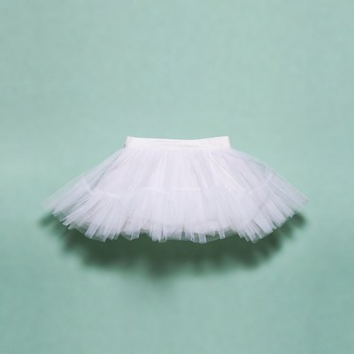 White Tulle Tutu Skirt