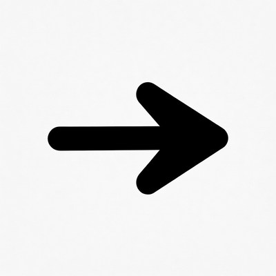 Black right arrow icon