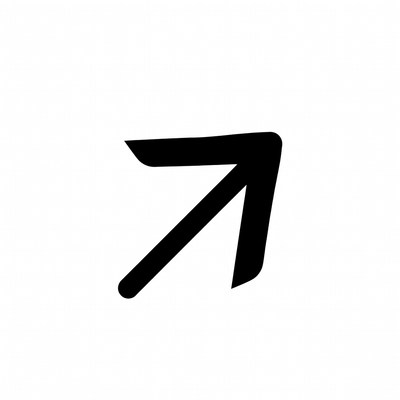 Black right arrow icon