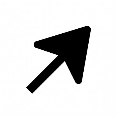 Black right arrow icon