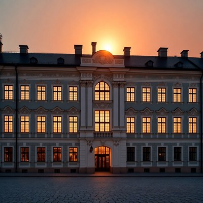 Grand Palace at Sunset