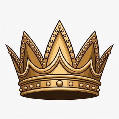 Golden Crown Illustration
