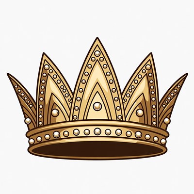 Golden Crown Illustration