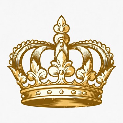 Golden Crown Illustration