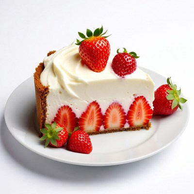 Strawberry Cheesecake Slice