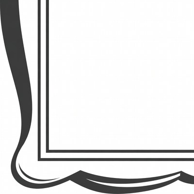 Elegant Ornate Empty Frame