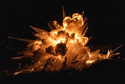 Massive Explosion Fireball