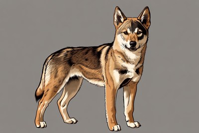 Shiba Inu dog illustration