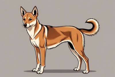 Australian Cattle Dog illustration