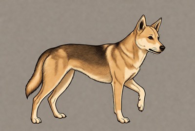 Shiba Inu dog illustration