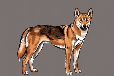 Shiba Inu dog illustration