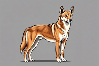 Shiba Inu dog illustration