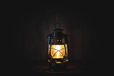 Glowing Vintage Lantern