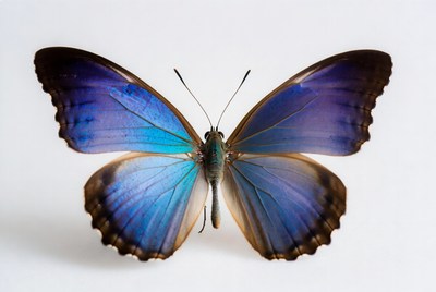 Blue Morpho Butterfly Wings Spread