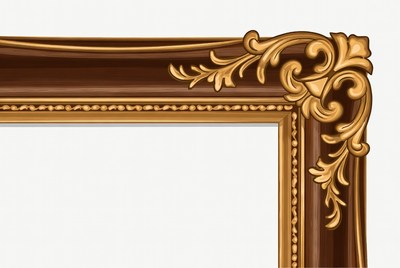Ornate Gold Picture Frame