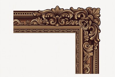 Ornate Gold Picture Frame Corner
