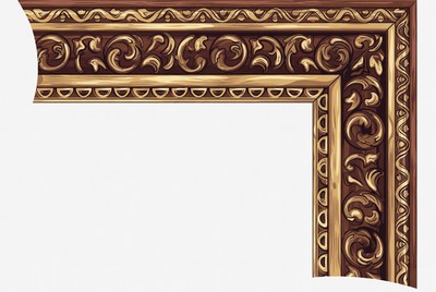 Ornate Gold Picture Frame Corner