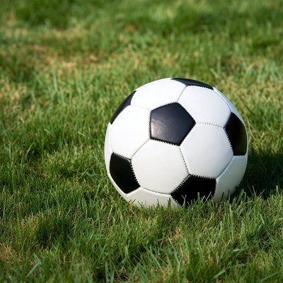 Soccer Ball on Grass