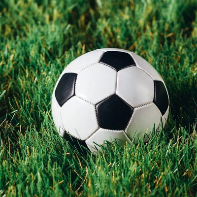 Soccer Ball on Green Grass