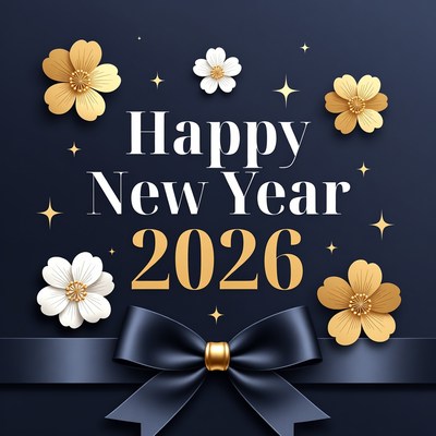 Happy New Year 2026 Illustration