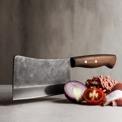 Cleaver with Meat and Vegetables