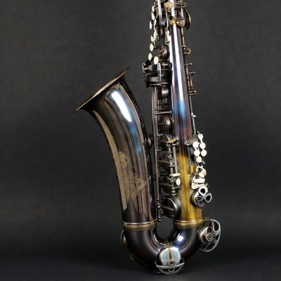 Shiny Black Alto Saxophone
